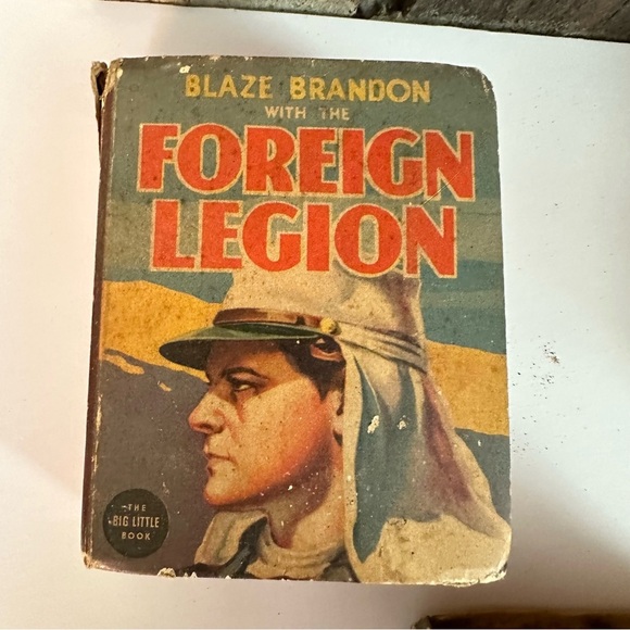 Vtg 7Pc Lot Big Little Book Dick Tracy Tarzan Foreign Legion Mac Of The Marines - Picture 4 of 11